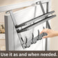🪄 LIMITED-TIME 50% OFF! ✨ Over The Door Hooks with Basket – Heavy-Duty, Tool-Free, 50lb Capacity 🪣