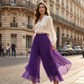🏆LAST DAY SALE 50% OFF🔥Women's Asymmetrical Chiffon Wide-Leg Pants