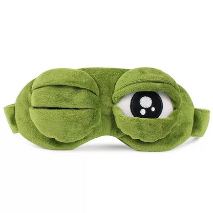 🏆LAST DAY SALE 50% OFF🔥Soft Funny Frog 3D Sleep Mask