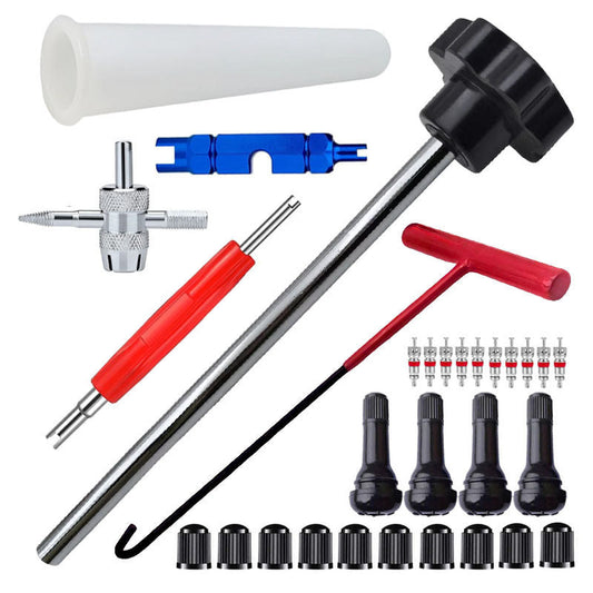 🏆LAST DAY SALE 50% OFF🔥Quick Change Car Tire Valve Tool Kit