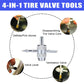 🏆LAST DAY SALE 50% OFF🔥Quick Change Car Tire Valve Tool Kit
