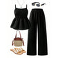 📢📢50% OFF !! ⏰Women's Casual Cami Top & Wide-Leg Pants Set