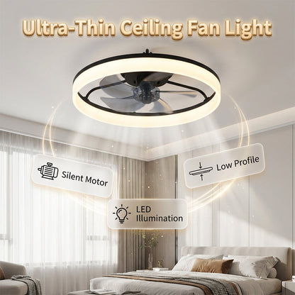 🏆LAST DAY SALE 50% OFF🔥Modern Quiet Ceiling Fan with LED Light