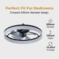 🏆LAST DAY SALE 50% OFF🔥Modern Quiet Ceiling Fan with LED Light