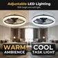 🏆LAST DAY SALE 50% OFF🔥Modern Quiet Ceiling Fan with LED Light