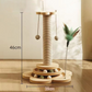 🏆LAST DAY SALE 50% OFF🔥Multifunctional Cat Activity Center with Scratcher and Toys