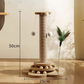 🏆LAST DAY SALE 50% OFF🔥Multifunctional Cat Activity Center with Scratcher and Toys