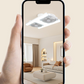 🔥Limited-time offer-Modern 2-in-1 LED Ceiling Fan Light~Can be controlled remotely
