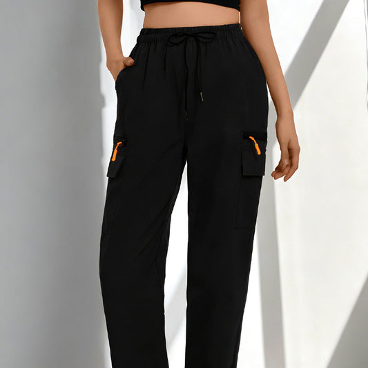 🏆LAST DAY SALE 50% OFF🔥Women's Drawstring Cargo Pants with Pockets