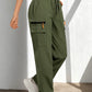 👖 50% OFF NOW! 🏆 Women's Drawstring Cargo Pants with Pockets – Lightweight, elastic cuffs & multi-functional pockets – perfect for travel, hiking or everyday casual 🔥