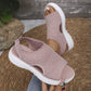 👡50% OFF NOW ! 💐 Women's Breathable Knit Platform Sandals – Air-permeable knit upper, cushioned sole & lightweight comfy summer footwear ✨