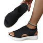 👡50% OFF NOW ! 💐 Women's Breathable Knit Platform Sandals – Air-permeable knit upper, cushioned sole & lightweight comfy summer footwear ✨