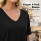 🏖️Summer Cool Deal: ONLY ￡16.99!💃Women's Half Sleeve V-Neck Top with Patchwork Hem
