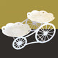 Two-Tier Carriage Serving Stand 🍰 Roll It Anywhere, Serve in Style – Two Spacious Tiers & Smooth Wheels ✨