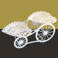 Two-Tier Carriage Serving Stand 🍰 Roll It Anywhere, Serve in Style – Two Spacious Tiers & Smooth Wheels ✨