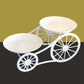 Two-Tier Carriage Serving Stand 🍰 Roll It Anywhere, Serve in Style – Two Spacious Tiers & Smooth Wheels ✨