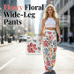 🌸 50% OFF NOW! 🌸Women's Floral Print Wide-Leg Palazzo Pants