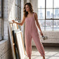 👗 50% OFF NOW! 🌊 Women's Casual Striped Spaghetti Strap Jumpsuit ✨