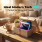 Smart alarm clock with AI voice assistant.