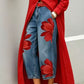 🥳 50% OFF! 🥳 Artistic Flower Wide-Leg Jeans for Women
