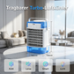 Mini air conditioner fan with remote control