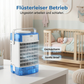 Mini air conditioner fan with remote control
