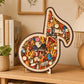📢📢50% OFF !! ⏰Wooden Musical Note Jigsaw Puzzle🎶🧩