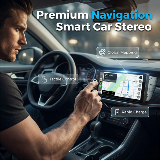 🏆LAST DAY SALE 50% OFF🔥Smart Car Stereo with WiFi, GPS Navigation, and Backup Camera