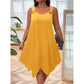 👗 LIMITED-TIME 50% OFF! ✨ Women's Sleeveless Dress – Asymmetrical Hem, Ring Straps, Flowy 🌸
