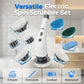 ⏳🔥LIMITED-TIME 50% OFF! ⏰🧹 Electric Cleaning Brush – Rechargeable, 4 interchangeable heads, waterproof – perfect for bathroom, kitchen & car. 💧✨