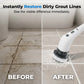 ⏳🔥LIMITED-TIME 50% OFF! ⏰🧹 Electric Cleaning Brush – Rechargeable, 4 interchangeable heads, waterproof – perfect for bathroom, kitchen & car. 💧✨