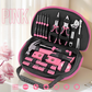 Pink General Household Hand Tool Kit