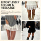 Chic Pleated Lace Trim Mini Skirt