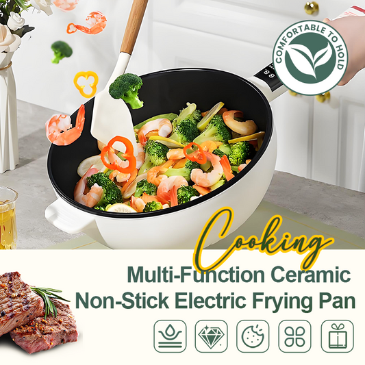 Multi-Function Ceramic Non-Stick Electric Frying Pan