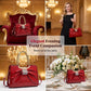 🏆LAST DAY SALE 50% OFF🔥Women's Elegant Bowknot Crocodile Pattern Shoulder Handbag