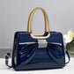 🏆LAST DAY SALE 50% OFF🔥Women's Elegant Bowknot Crocodile Pattern Shoulder Handbag