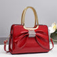 🏆LAST DAY SALE 50% OFF🔥Women's Elegant Bowknot Crocodile Pattern Shoulder Handbag