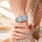 ⌚ LIMITED-TIME 50% OFF! ✨ Women's Rhinestone Wristwatch – Bling, Quartz, Tonneau Case 💎