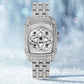 ⌚ LIMITED-TIME 50% OFF! ✨ Women's Rhinestone Wristwatch – Bling, Quartz, Tonneau Case 💎