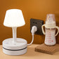 💡🔌 Bedside Lamp with USB & AC Outlets – 50% OFF! 3/4 AC, 2 USB, 1 Type-C – charge devices while you sleep. ⭐🏠