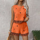 🌸 50% OFF NOW! 🌸Women's Bohemian Print Sleeveless Top & Shorts Set