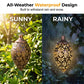 Solar Powered Teardrop Lantern for Garden Decor