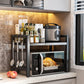 🏆LAST DAY SALE 50% OFF🔥Expandable Microwave Oven Rack with Hooks