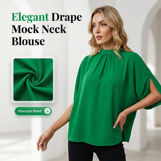 🏆LAST DAY SALE 50% OFF🔥Women's Elegant Mock Neck Top