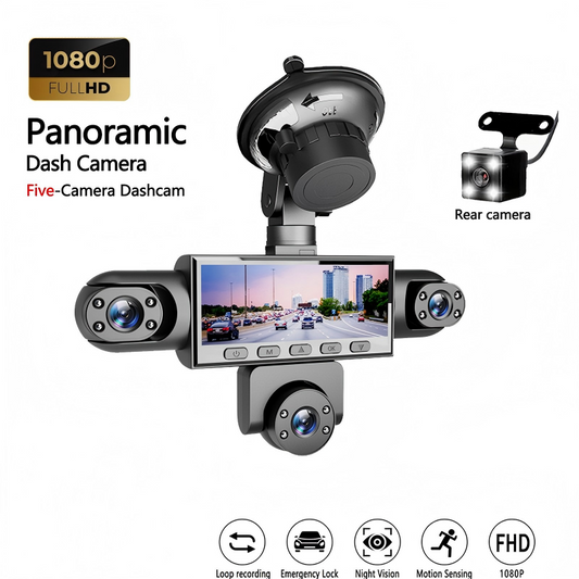 🏆LAST DAY SALE 50% OFF🔥HD 1080P Multi-Lens Dash Cam with Night Vision
