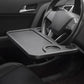 🍔Steering Wheel Tray Table  – Foldable, Cup & Tablet Slot, Lightweight🚗