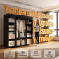 ⏳🔥LIMITED-TIME 50% OFF! ⏰Easy-to-assemble wardrobe made of non-woven fabric