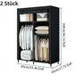 ⏳🔥LIMITED-TIME 50% OFF! ⏰Easy-to-assemble wardrobe made of non-woven fabric