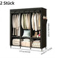 ⏳🔥LIMITED-TIME 50% OFF! ⏰Easy-to-assemble wardrobe made of non-woven fabric