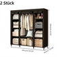 ⏳🔥LIMITED-TIME 50% OFF! ⏰Easy-to-assemble wardrobe made of non-woven fabric